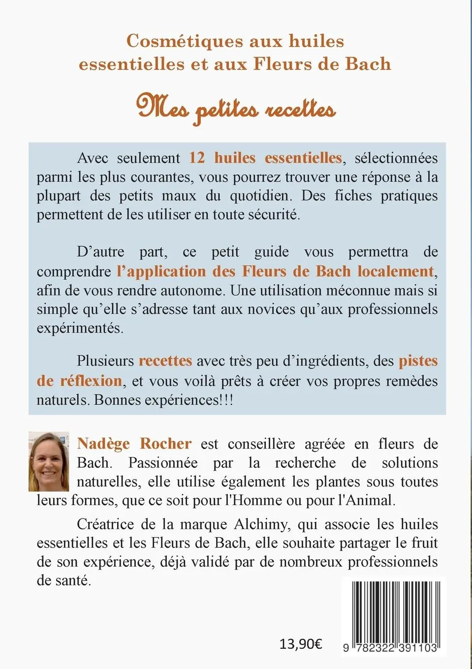 Rückseite: 9782322391103 | Cosmétiques aux huiles essentielles et aux Fleurs de Bach | Rocher