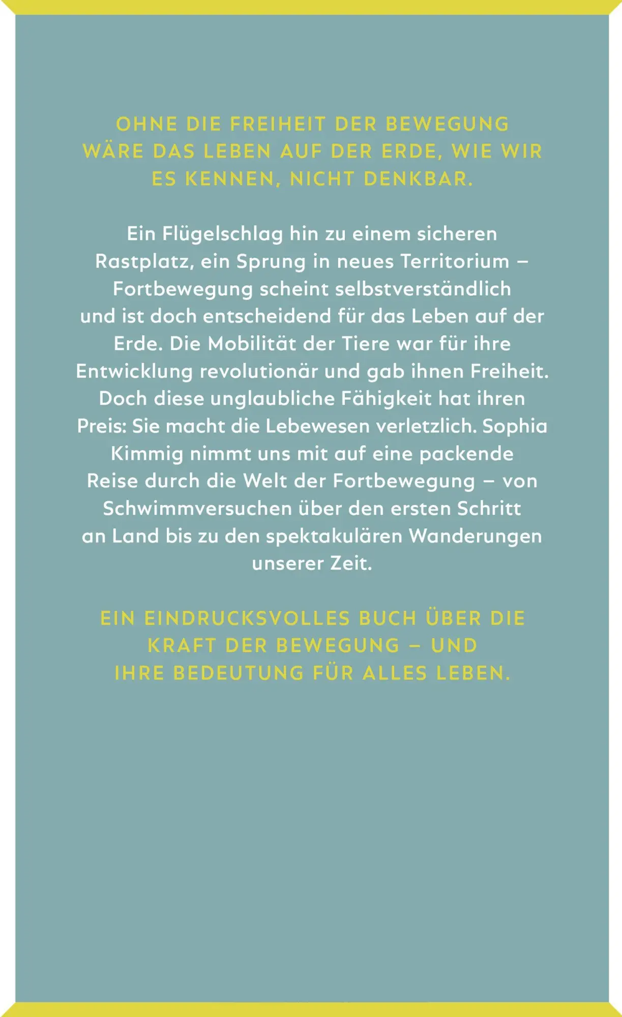 Bild: 9783446281103 | Move! | Wie Fortbewegung das Leben der Tiere bestimmt | Sophia Kimmig