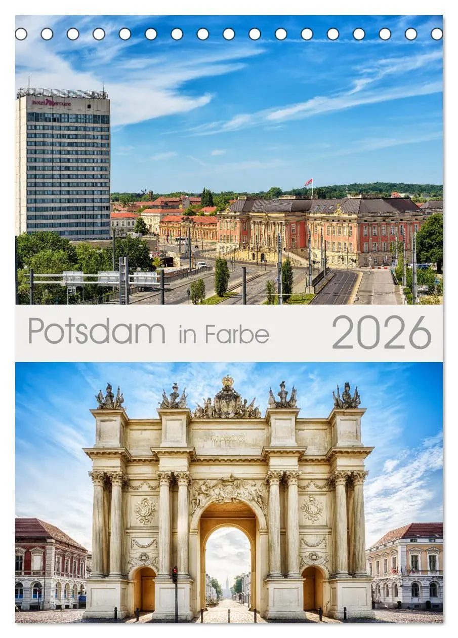 Cover: 9783516401103 | Potsdam in Farbe (Tischkalender 2026 DIN A5 hoch), CALVENDO...