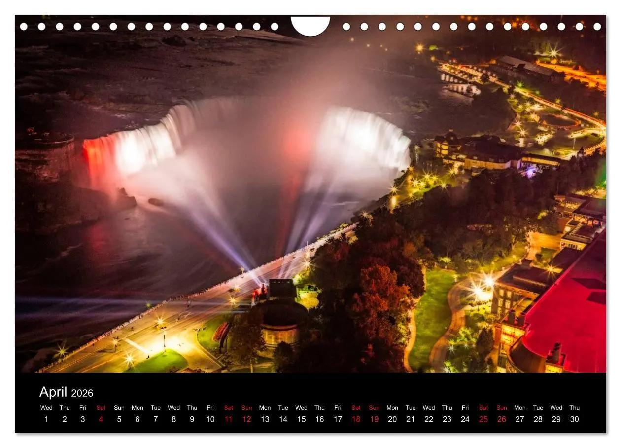 Bild: 9783516571103 | Niagara Falls 2026 (Wall Calendar 2026 DIN A4 landscape), CALVENDO...