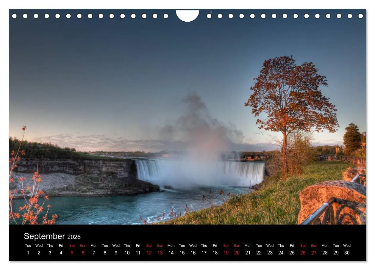 Bild: 9783516571103 | Niagara Falls 2026 (Wall Calendar 2026 DIN A4 landscape), CALVENDO...