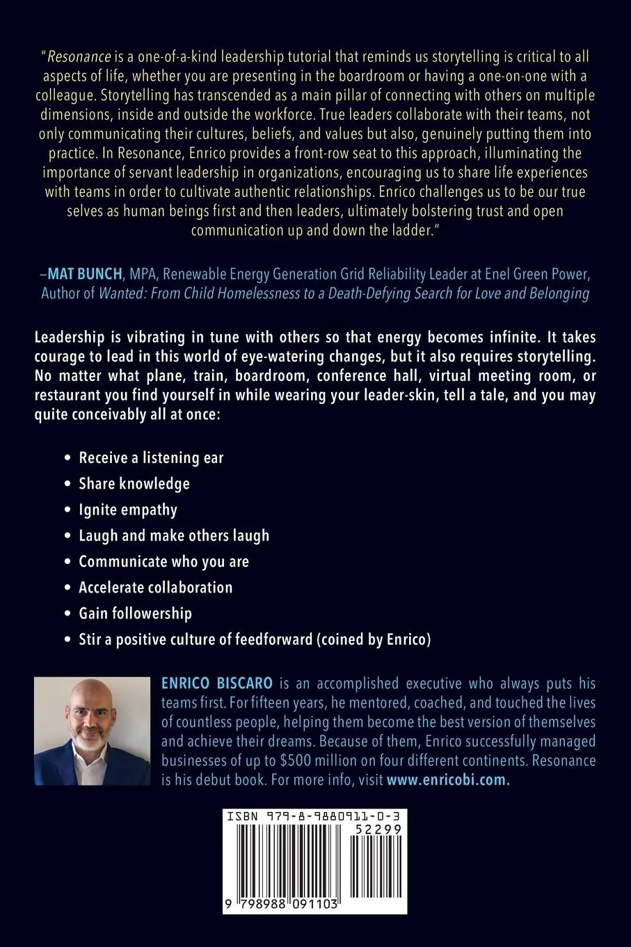 Rückseite: 9798988091103 | Resonance | Stories and Strategies for Global Team Breakthroughs