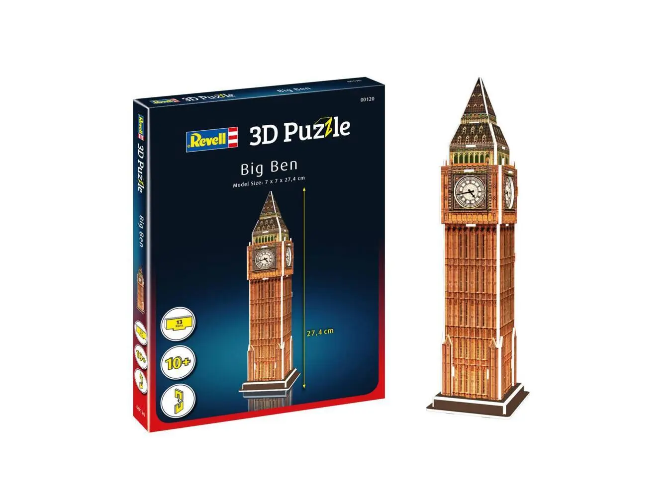 Cover: 4009803001203 | Big Ben 3D (Puzzle) | Spiel | In Karton | 00120 | 2021 | Revell