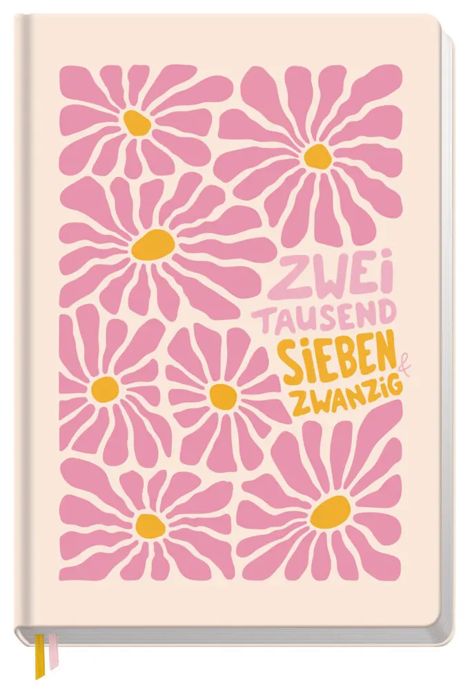 Cover: 4029357111203 | Häfft-Timer 26/27 A5 - Jugendkalender [Pink Flowers] | Andreas Reiter