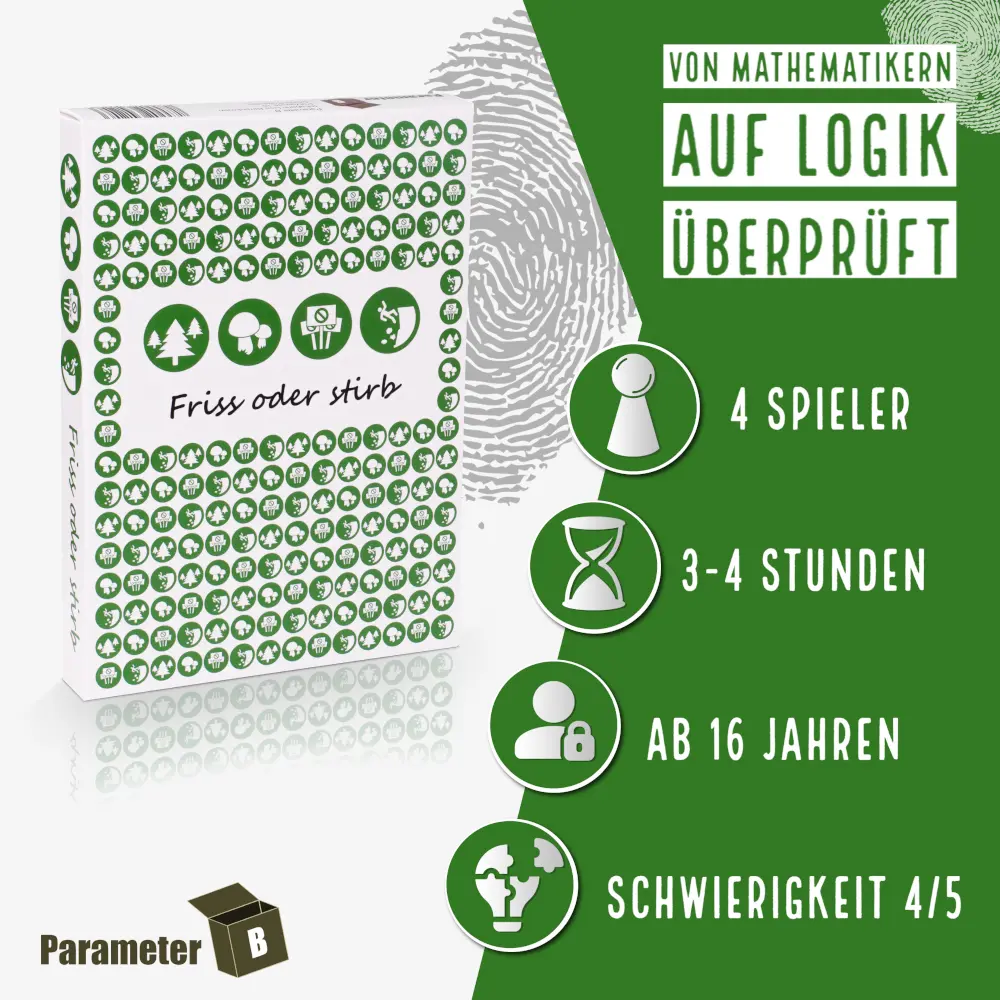 Cover: 4270002341203 | Friss oder stirb | Lisa Birrenkoven | Spiel | Stülpschachtel | PB005