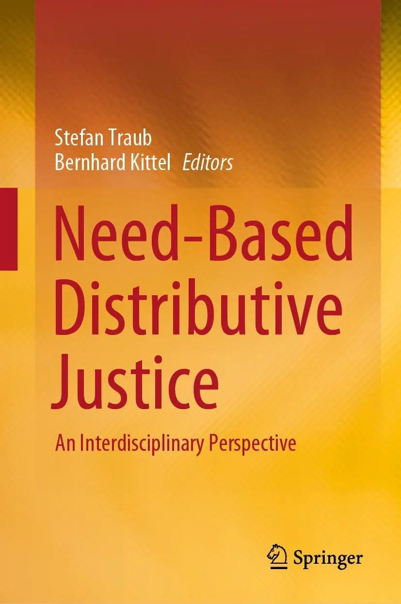 Cover: 9783030441203 | Need-Based Distributive Justice | An Interdisciplinary Perspective