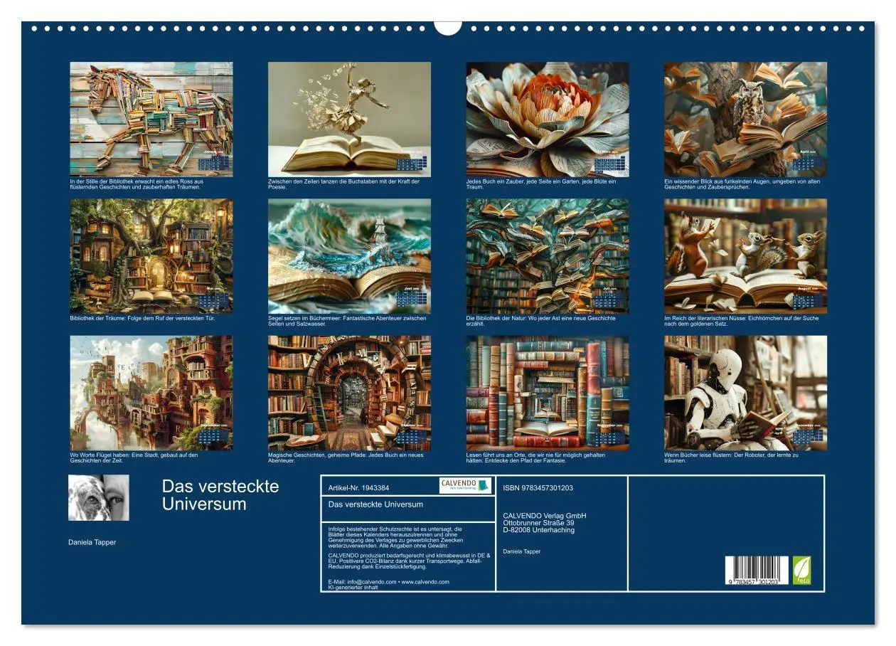 Bild: 9783457301203 | Das versteckte Universum (Wandkalender 2026 DIN A2 quer), CALVENDO...