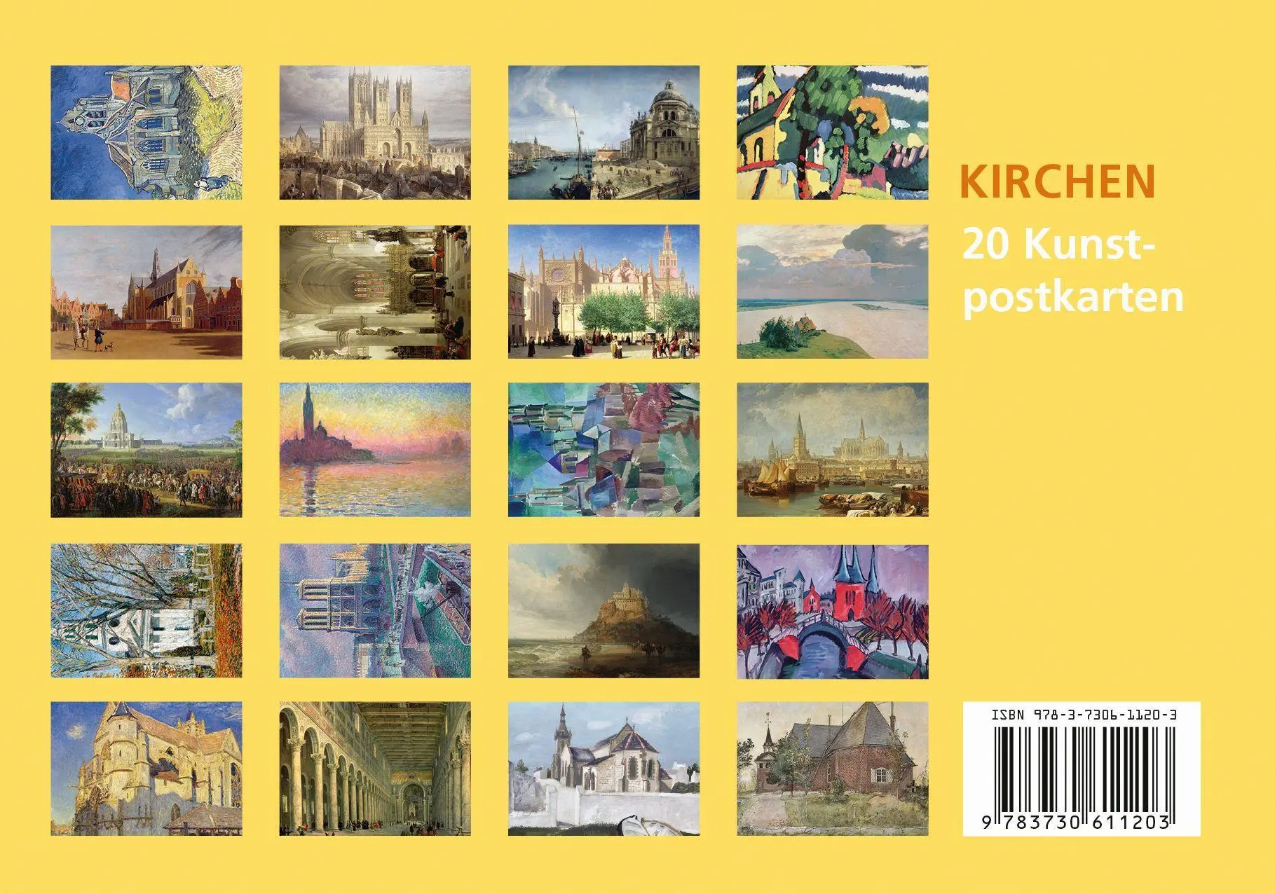 Bild: 9783730611203 | Postkarten-Set Kirchen | Anaconda Verlag | Taschenbuch | 22 S. | 2022