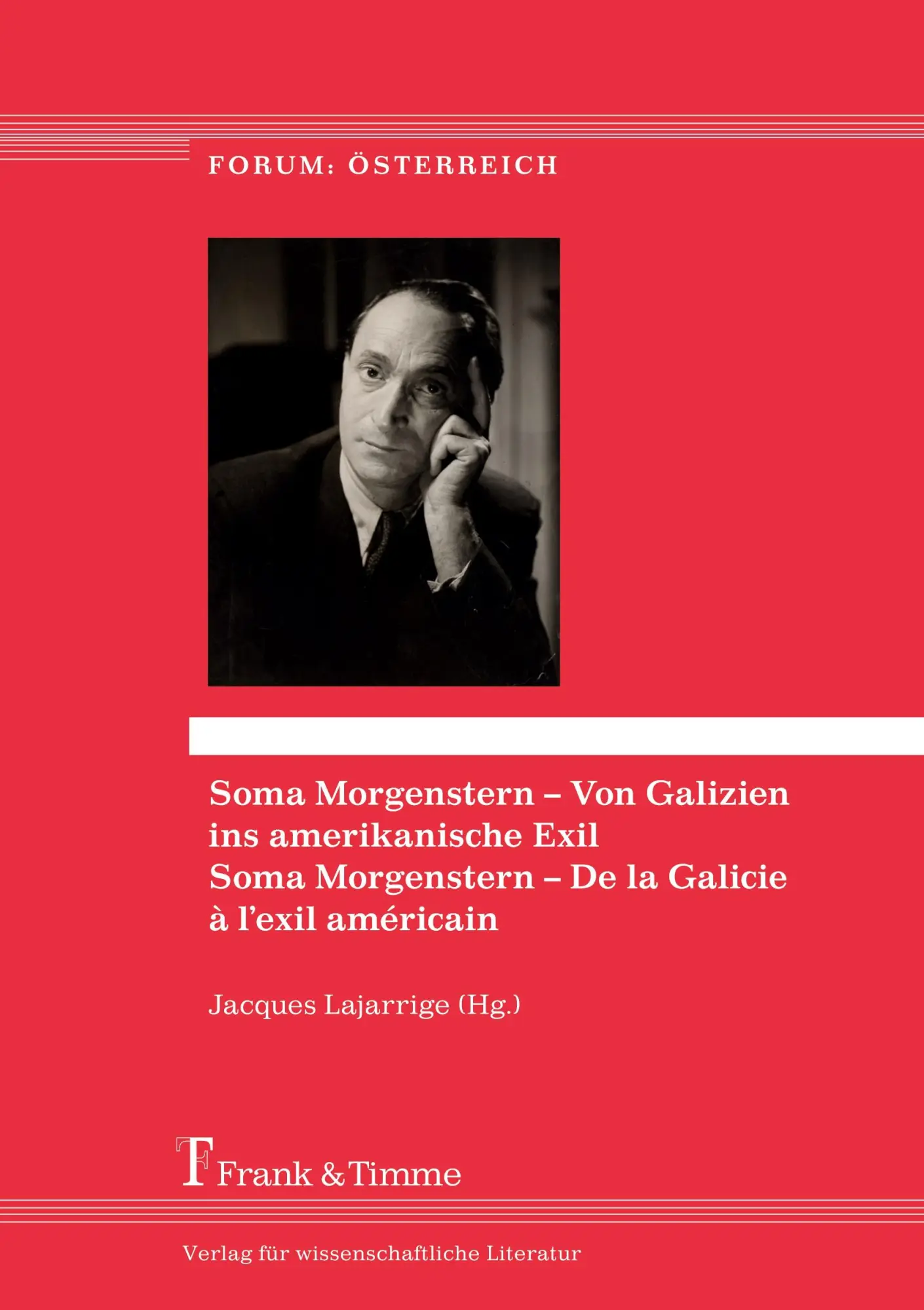 Cover: 9783732901203 | Soma Morgenstern - Von Galizien ins amerikanische Exil | Lajarrige