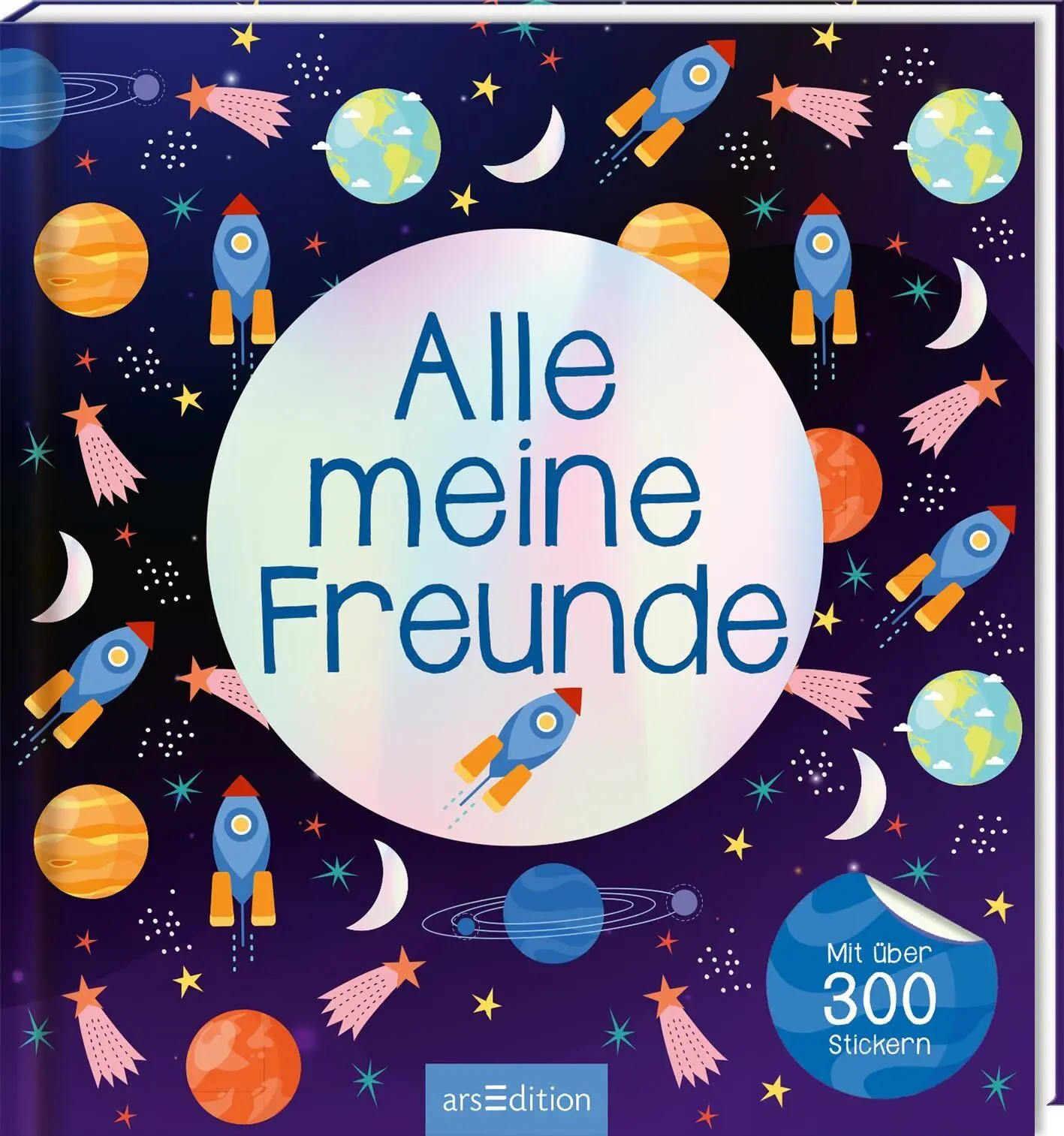 Cover: 4014489141303 | Alle meine Freunde - Weltraum Mit über 300 Stickern | Buch | 64 S.