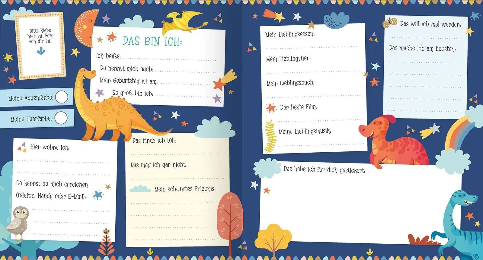 Bild: 4014489141303 | Alle meine Freunde - Weltraum Mit über 300 Stickern | Buch | 64 S.