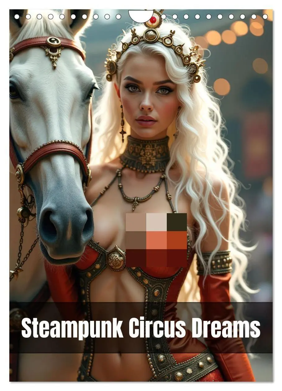 Cover: 9783516861303 | Steampunk Circus Dreams (Wall Calendar 2027 DIN A4 portrait),...