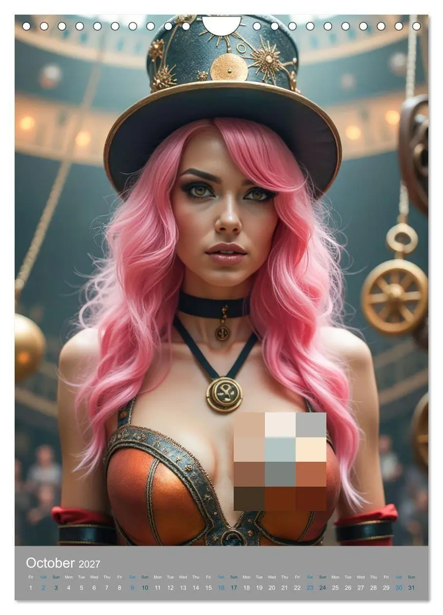Bild: 9783516861303 | Steampunk Circus Dreams (Wall Calendar 2027 DIN A4 portrait),...