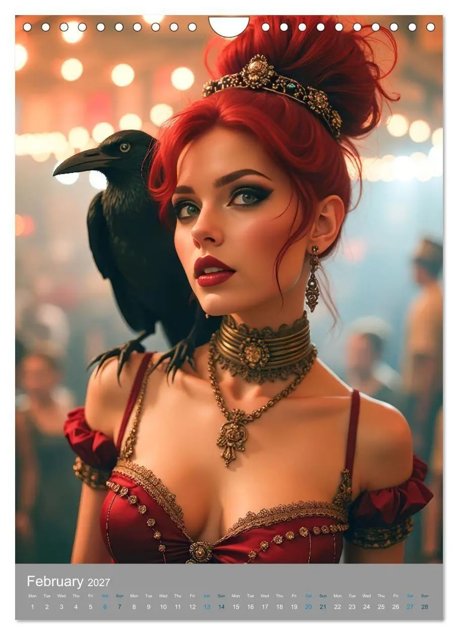Bild: 9783516861303 | Steampunk Circus Dreams (Wall Calendar 2027 DIN A4 portrait),...