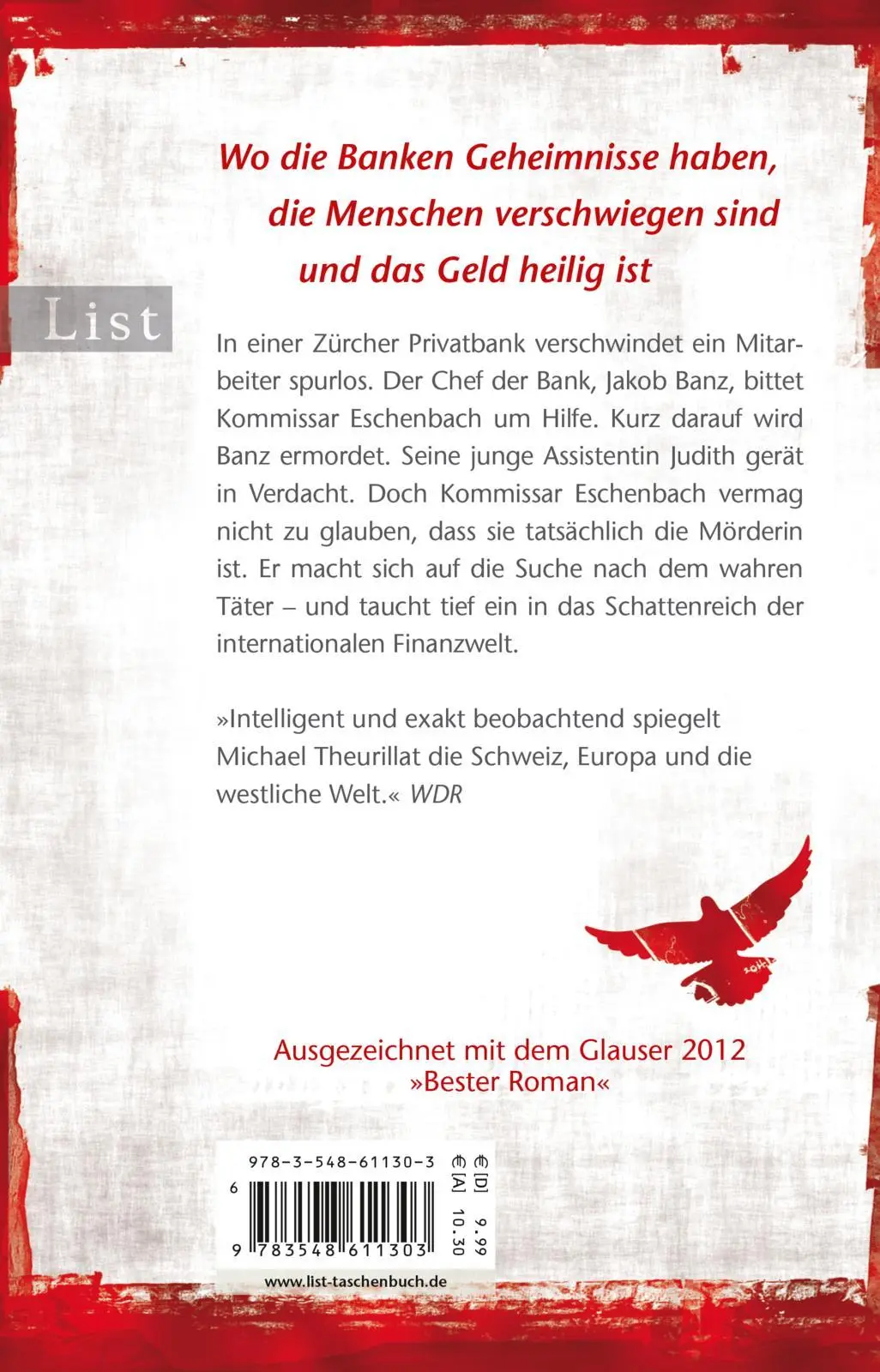 Rückseite: 9783548611303 | Rütlischwur | Michael Theurillat | Taschenbuch | 384 S. | Deutsch