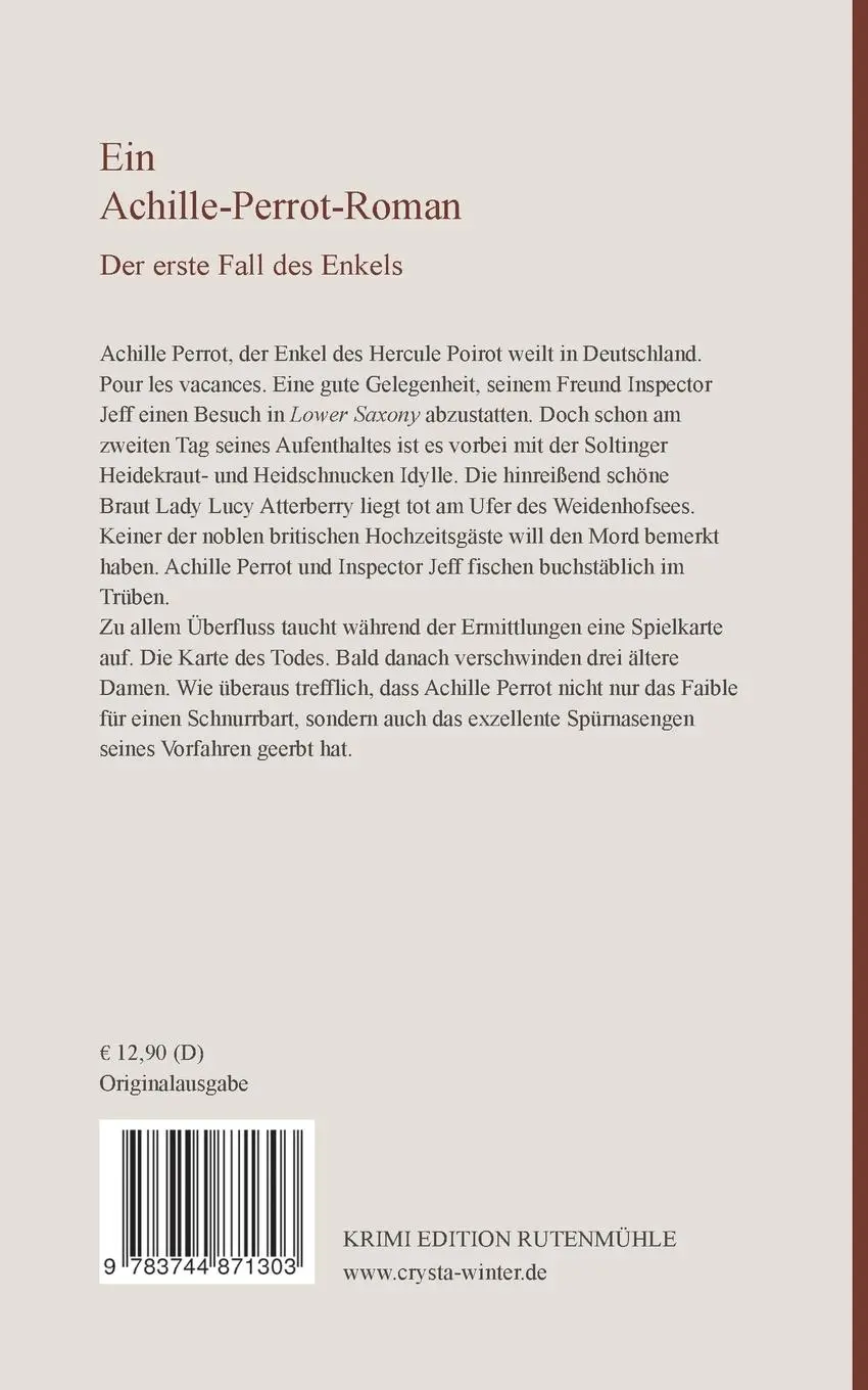 Rückseite: 9783744871303 | Eine Leiche für Perrot | C'Rysta Winter | Taschenbuch | 308 S. | 2019