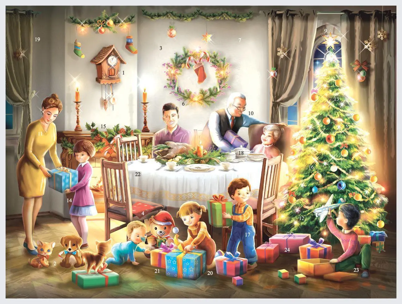Cover: 4025985701403 | Adventskalender "Heute ist Bescherung" | Papier-Adventskalender