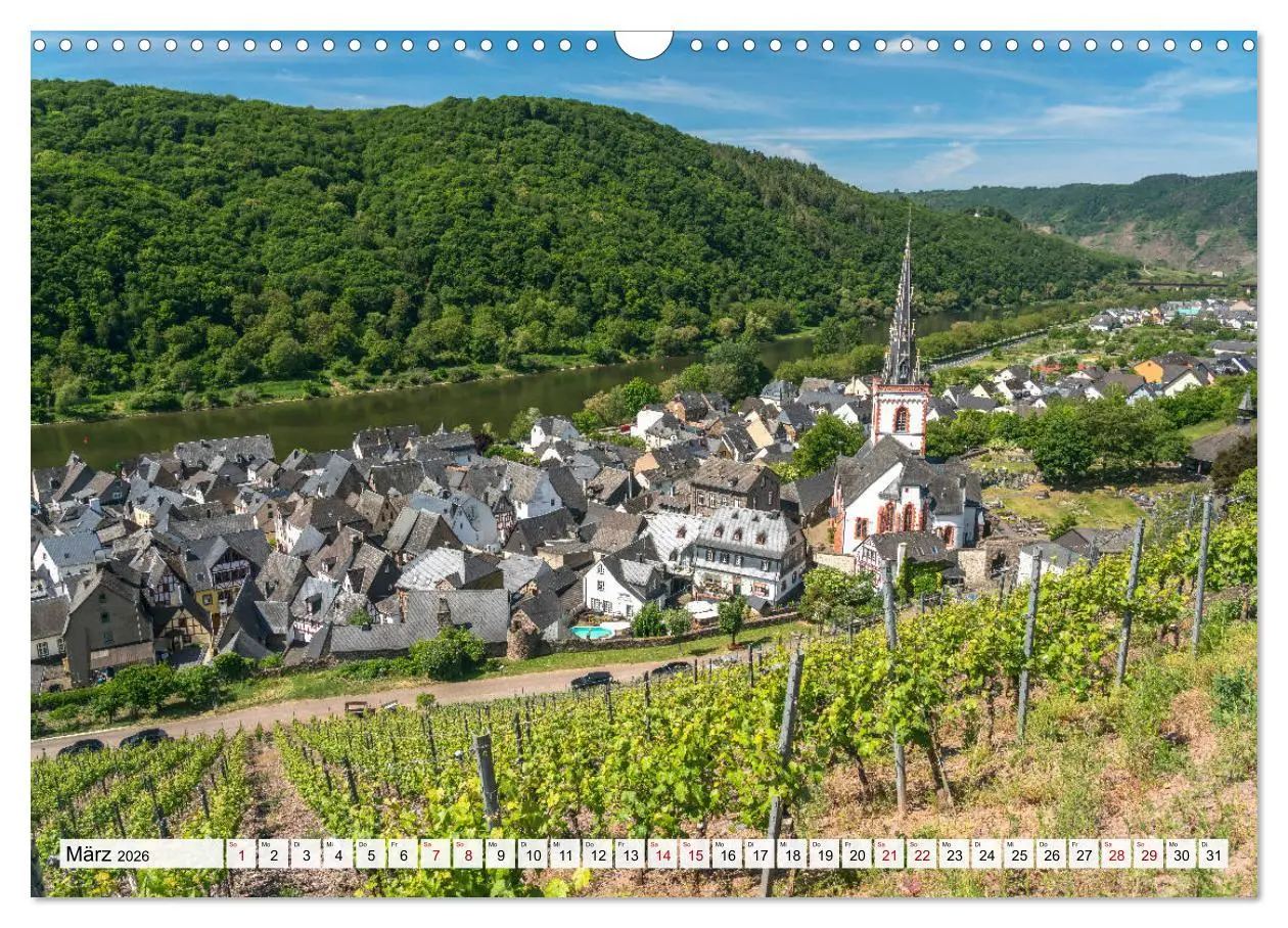Bild: 9783457691403 | Von Trier nach Koblenz - Die Mosel (Wandkalender 2026 DIN A3 quer),...
