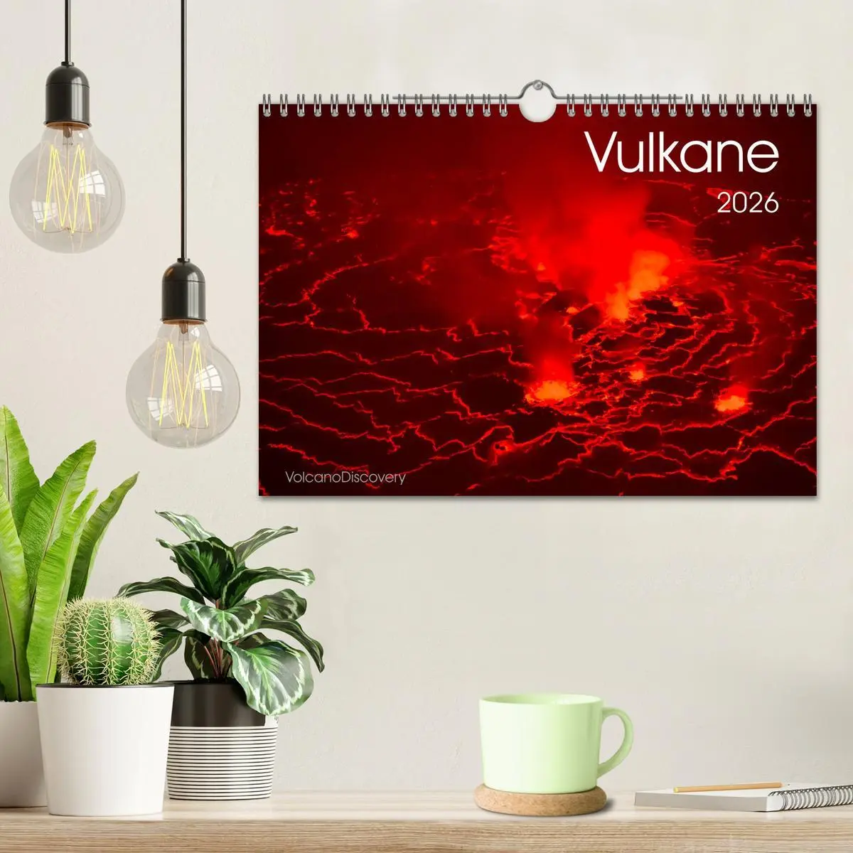 Bild: 9783457761403 | Vulkane 2026 (Wandkalender 2026 DIN A4 quer), CALVENDO Monatskalender