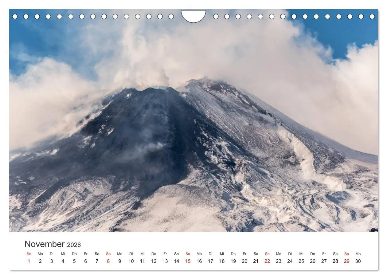 Bild: 9783457761403 | Vulkane 2026 (Wandkalender 2026 DIN A4 quer), CALVENDO Monatskalender