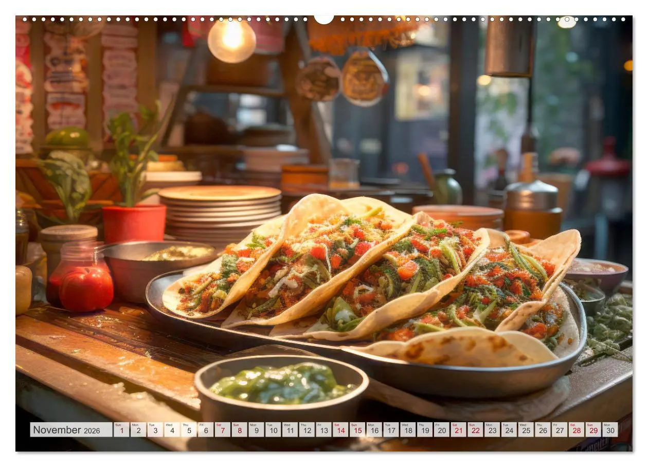 Bild: 9783516541403 | STREET FOOD Impressions around the world (Wall Calendar 2026 DIN A2...
