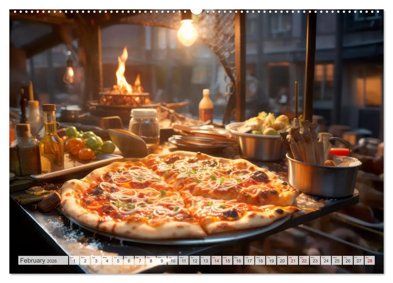 Bild: 9783516541403 | STREET FOOD Impressions around the world (Wall Calendar 2026 DIN A2...