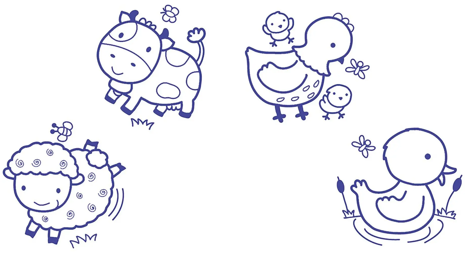 Bild: 3660016031503 | Baby Stempel Bauernhof | 3003150 | 2021 | ALADINE | EAN 3660016031503