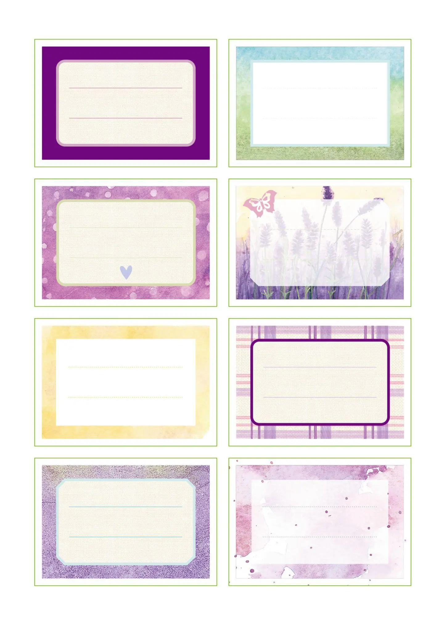 Bild: 4041433881503 | Küchensticker &amp; Etiketten - Lavendel | Taschenbuch | Küchenpapeterie