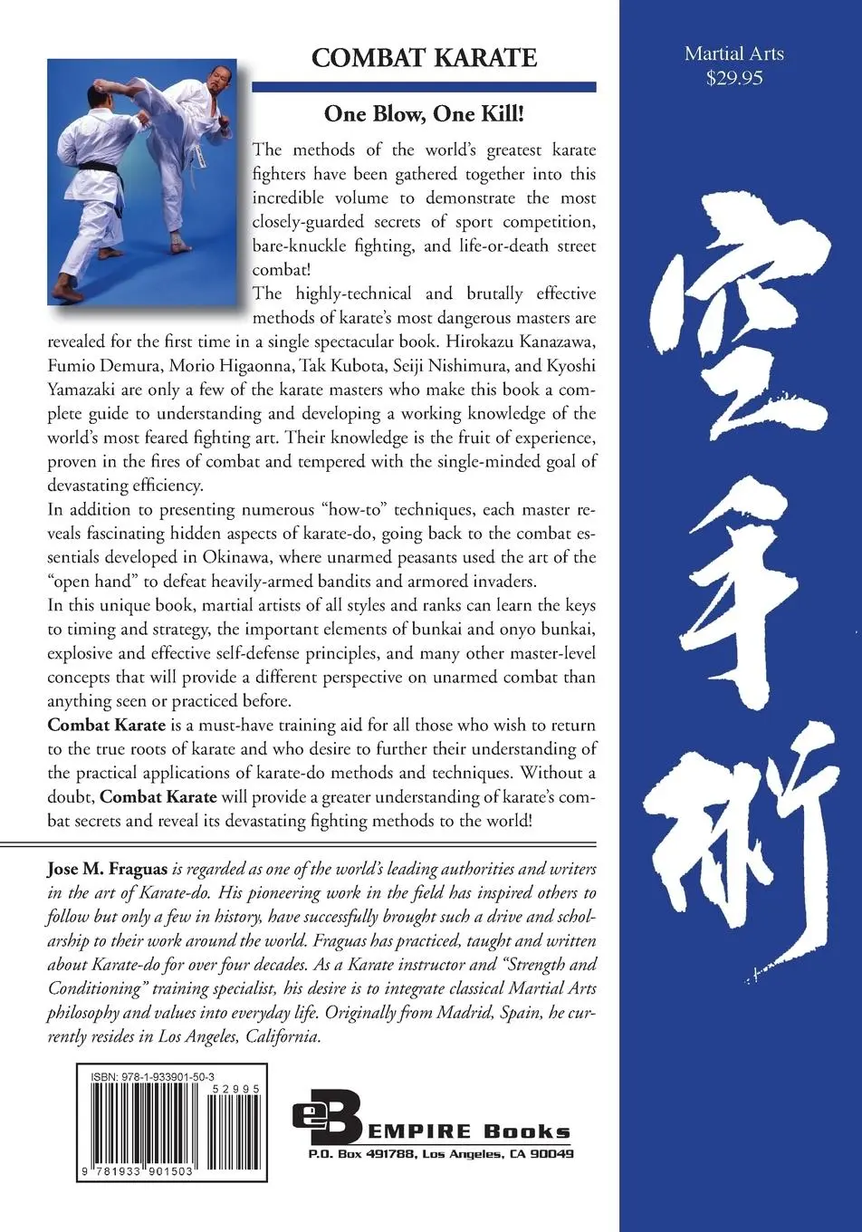 Rückseite: 9781933901503 | Combat Karate | Jose M. Fraguas | Taschenbuch | Englisch | 2006