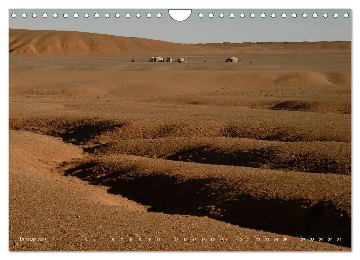 Bild: 9783435661503 | Wüste Gobi (Wandkalender 2025 DIN A4 quer), CALVENDO Monatskalender