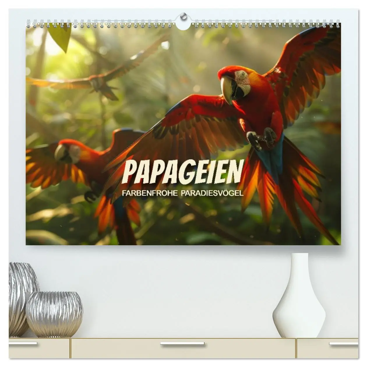 Cover: 9783457441503 | Papageien - Farbenfrohe Paradiesvögel (hochwertiger Premium...
