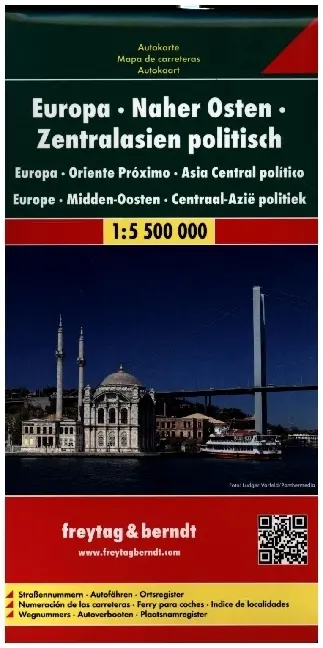 Cover: 9783707911503 | Europa-Naher Osten-Zentralasien politisch | 1:5,5 Mill. | KG | gefalzt