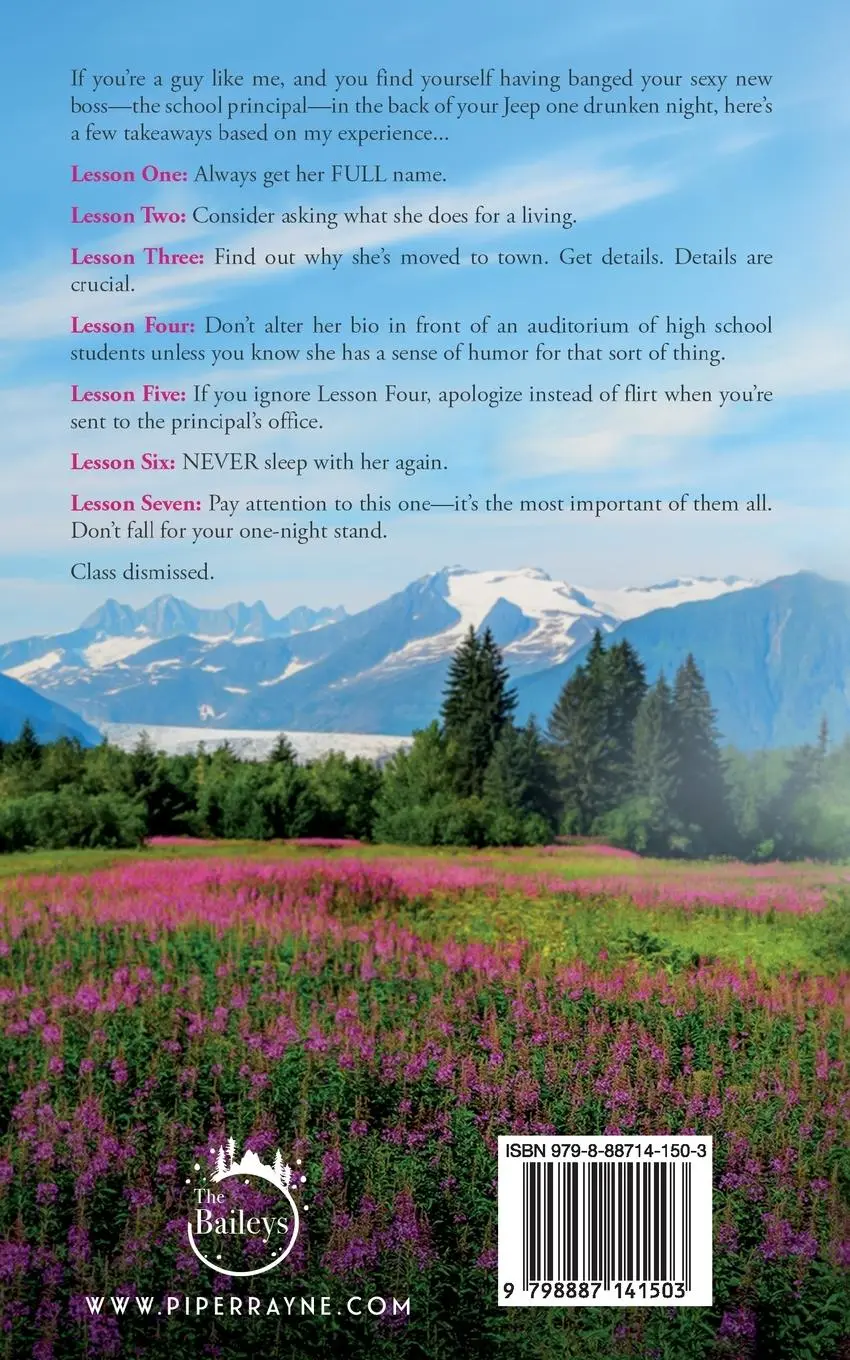 Rückseite: 9798887141503 | Lessons from a One-Night Stand | Piper Rayne | Taschenbuch | Englisch