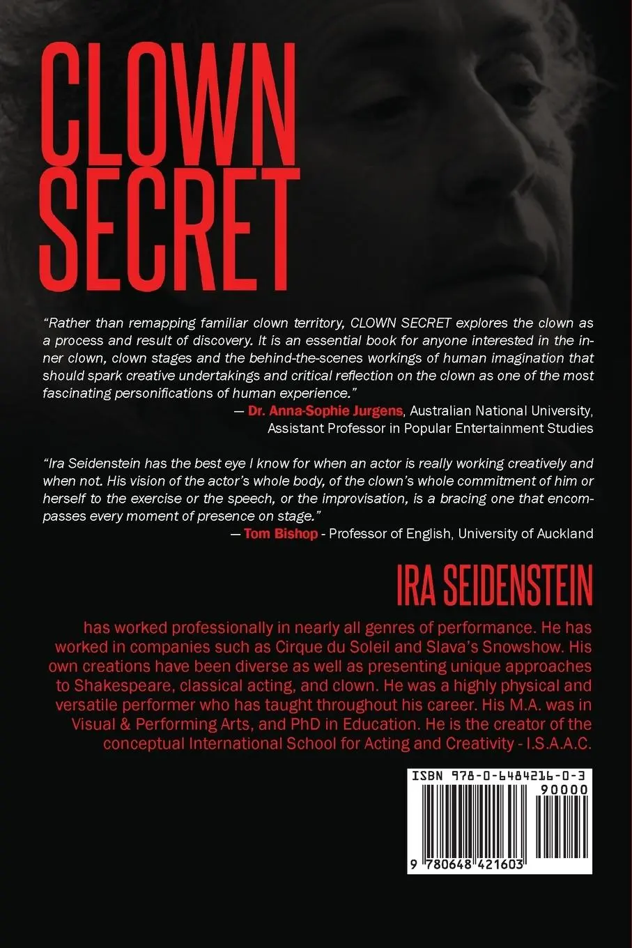Rückseite: 9780648421603 | Clown Secret | Ira Seidenstein | Taschenbuch | Englisch | 2018
