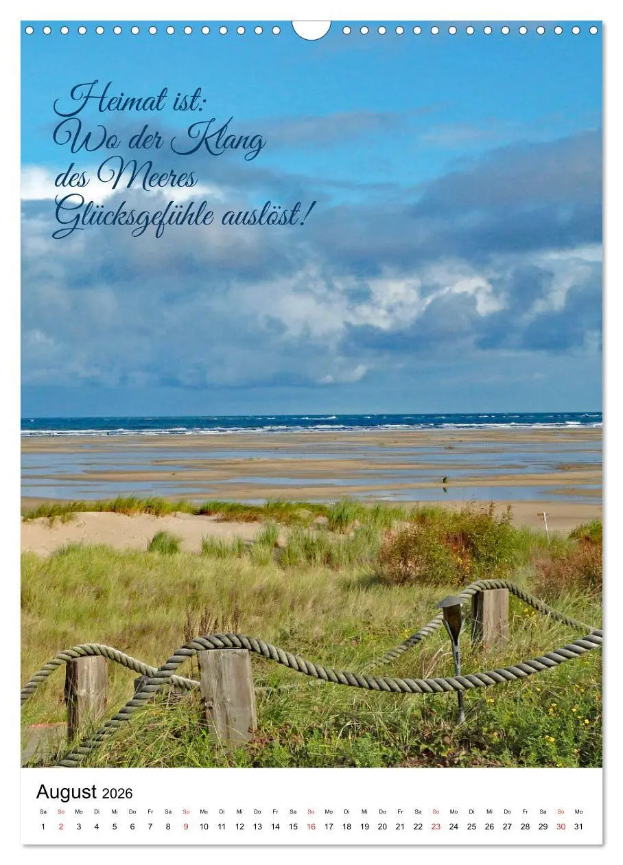 Bild: 9783516381603 | Facettenreiches Borkum (Wandkalender 2026 DIN A3 hoch), CALVENDO...