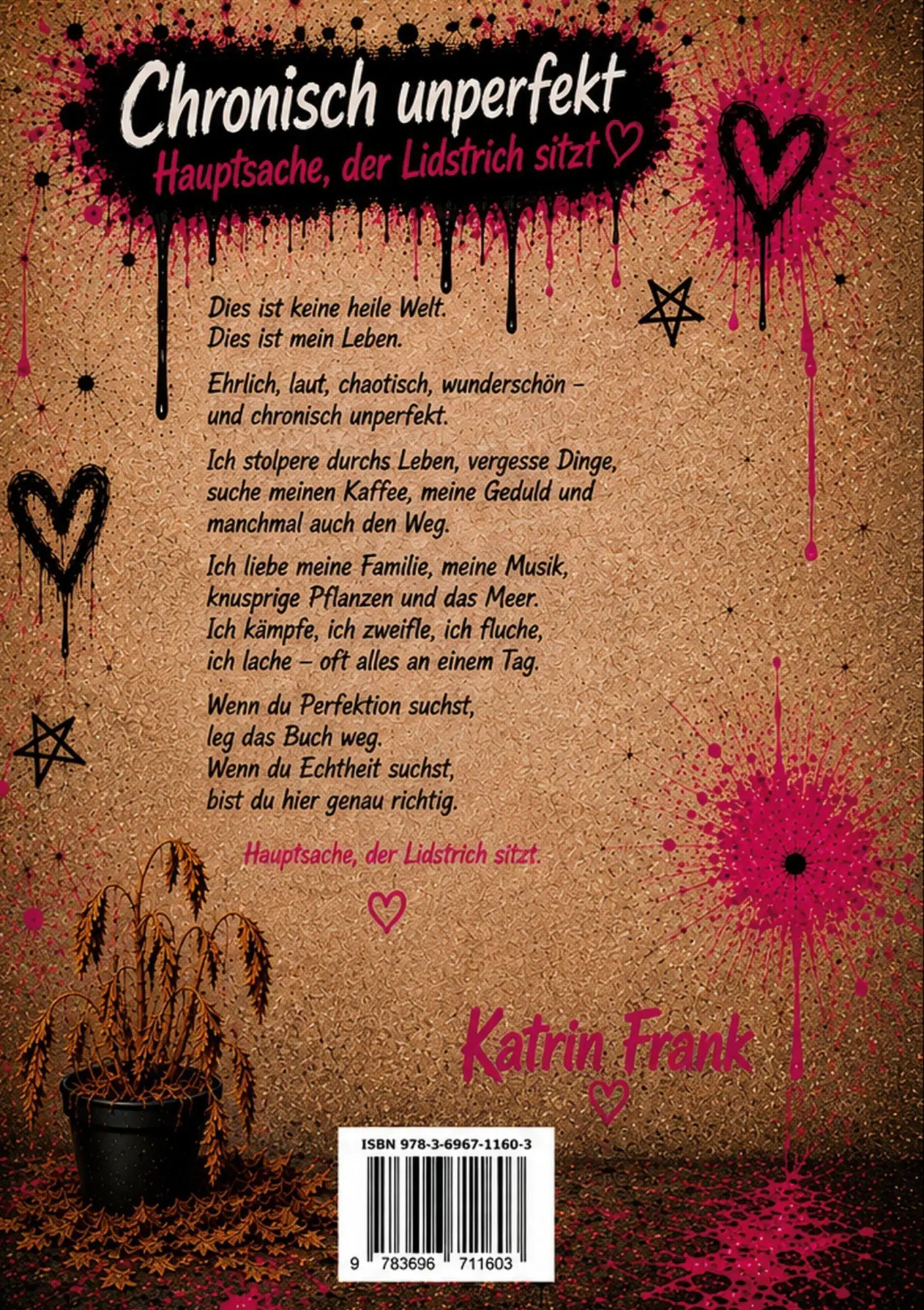 Rückseite: 9783696711603 | Chronisch unperfekt | Hauptsache, der Lidstrich sitzt | Katrin Frank