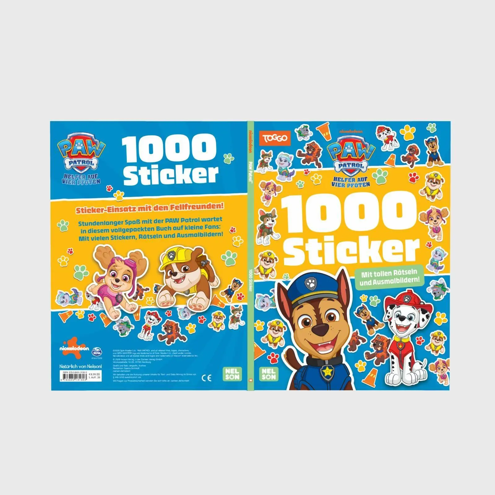Bild: 9783845131603 | PAW Patrol Mitmachbuch: 1000 Sticker | Taschenbuch | 48 S. | Deutsch