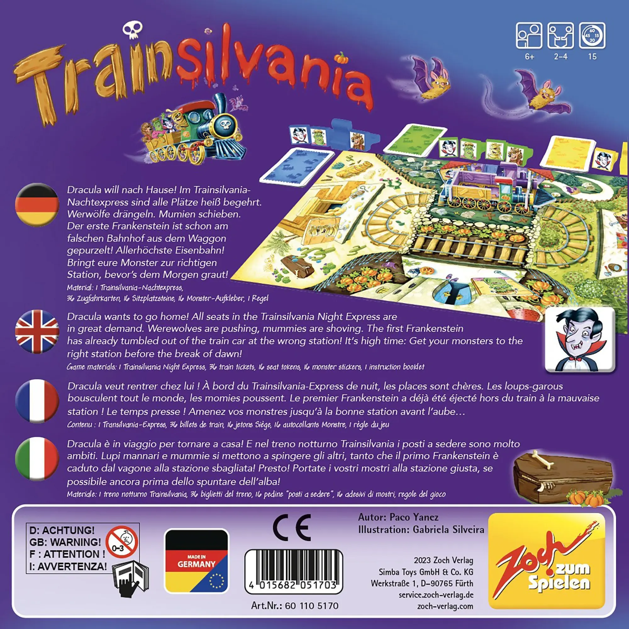Bild: 4015682051703 | Trainsilvania | Spiel | 601105170 | Deutsch | 2023 | Zoch GmbH