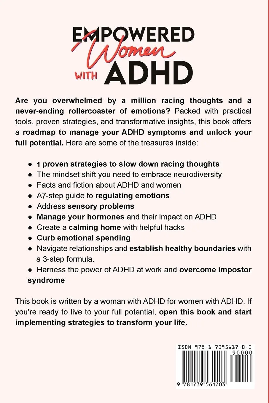 Rückseite: 9781739561703 | Empowered Women with ADHD | Estelle Rose | Taschenbuch | Englisch