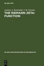 Cover: 9783110131703 | The Riemann Zeta-Function | Anatoly A. Karatsuba (u. a.) | Buch | XII