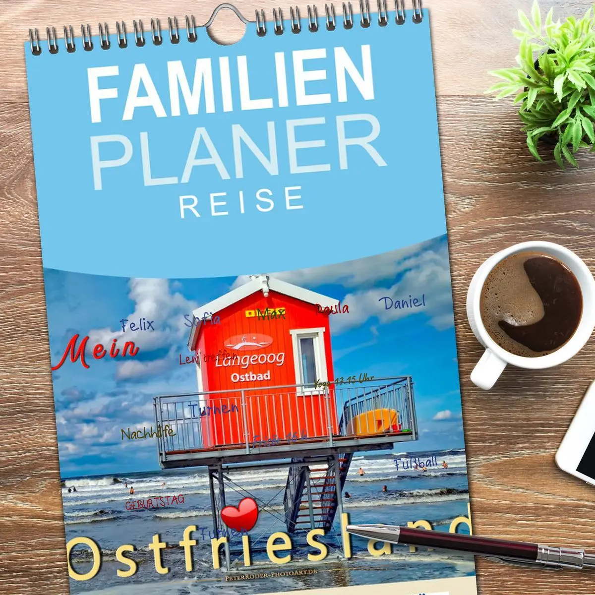 Bild: 9783516511703 | Familienplaner 2026 - Mein Ostfriesland mit 5 Spalten...