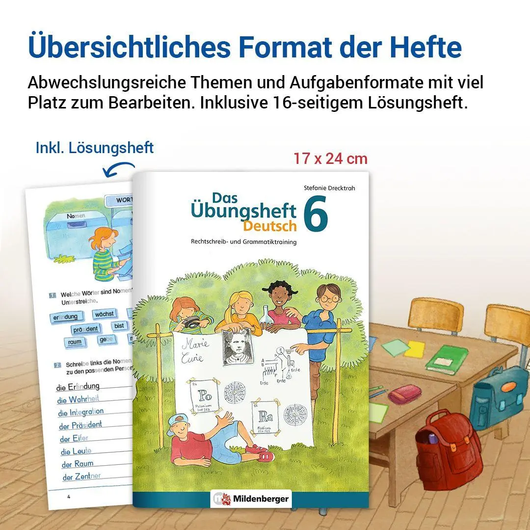 Bild: 9783619641703 | Das Übungsheft Deutsch 6 | Rechtschreib- und Grammatiktraining | 64 S.