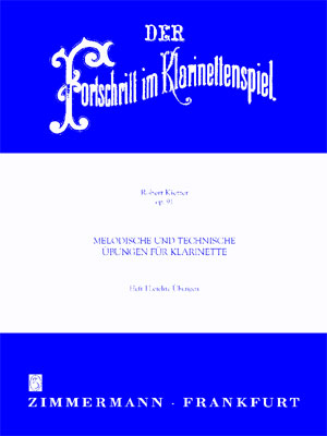 Cover: 9790010121703 | Fortschritt Im Klarinettenspiel | R. Kietzer | Buch