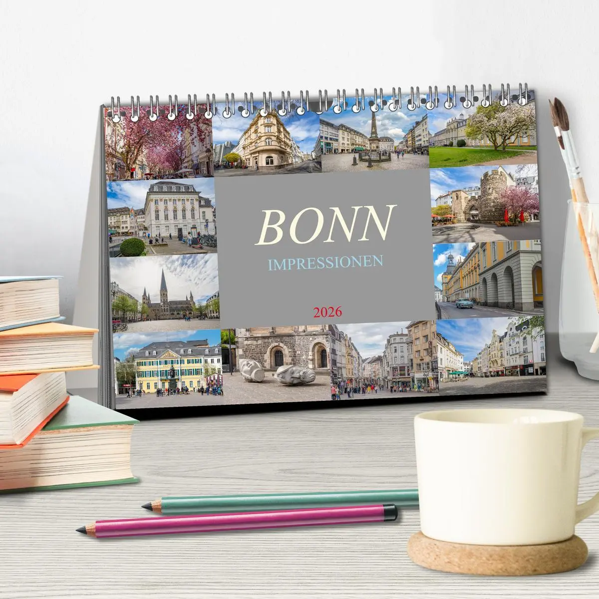 Bild: 9783457411803 | Bonn Impressionen (Tischkalender 2026 DIN A5 quer), CALVENDO...