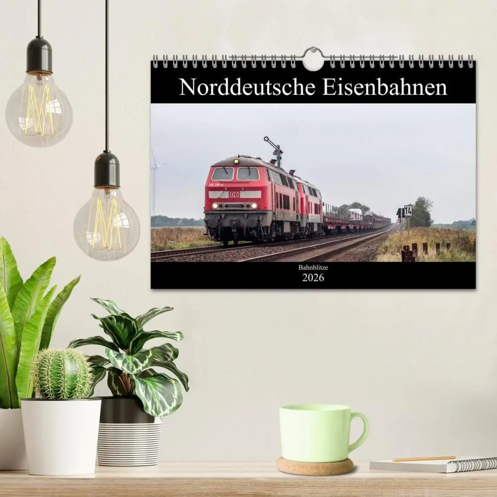 Bild: 9783457891803 | Norddeutsche Eisenbahnen (Wandkalender 2026 DIN A4 quer), CALVENDO...