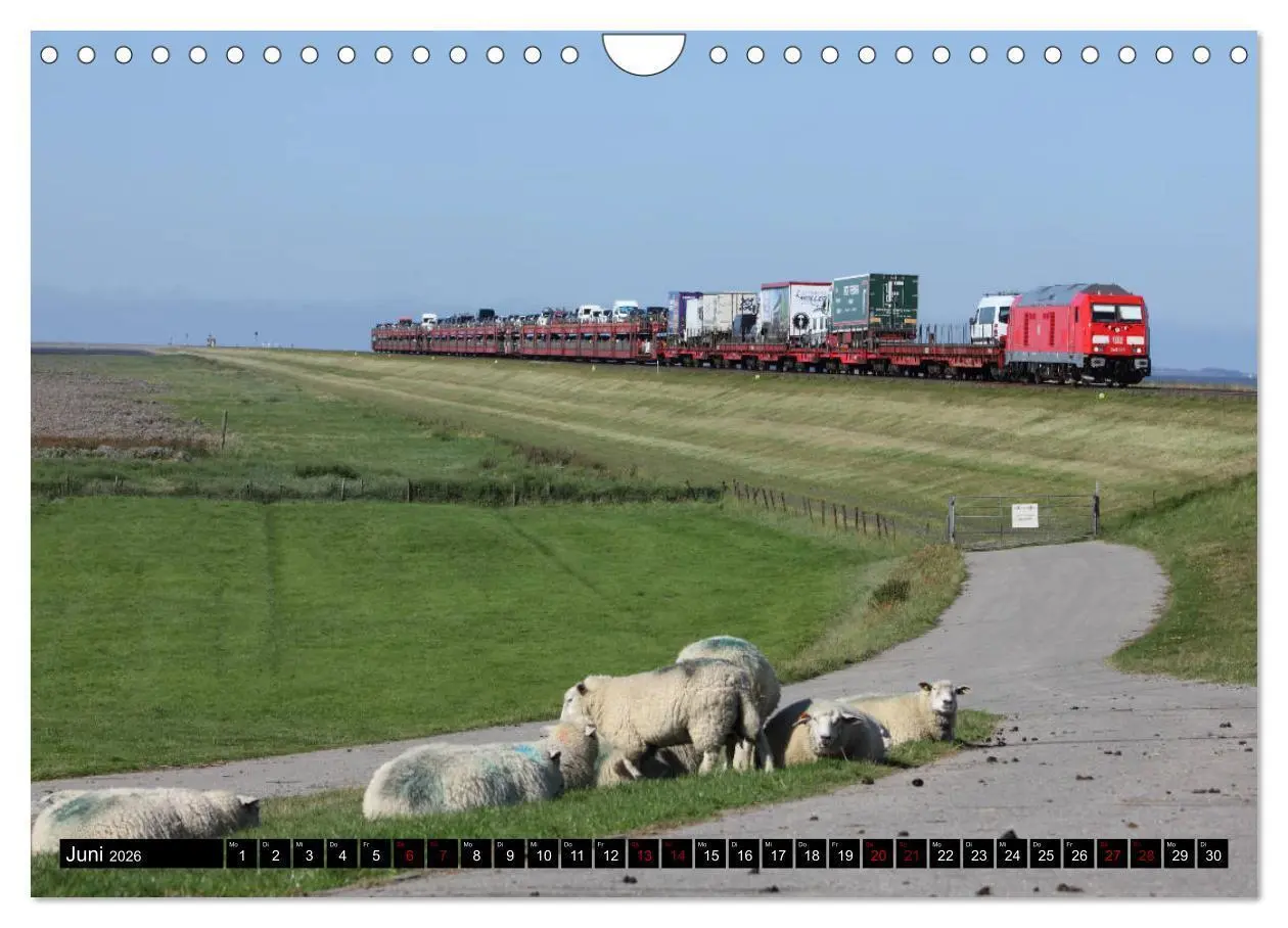 Bild: 9783457891803 | Norddeutsche Eisenbahnen (Wandkalender 2026 DIN A4 quer), CALVENDO...