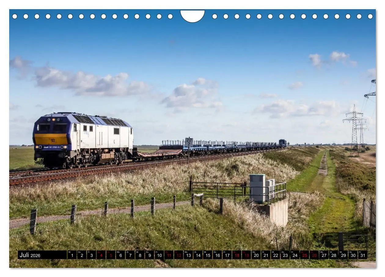 Bild: 9783457891803 | Norddeutsche Eisenbahnen (Wandkalender 2026 DIN A4 quer), CALVENDO...