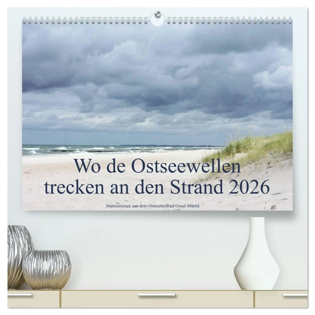 Cover: 9783516121803 | Wo de Ostseewellen trecken an den Strand 2026 (hochwertiger Premium...