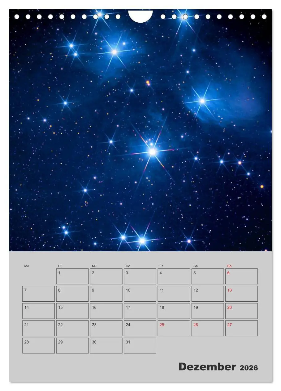 Bild: 9783516431803 | Schönheit des Universums (Wandkalender 2026 DIN A4 hoch), CALVENDO...