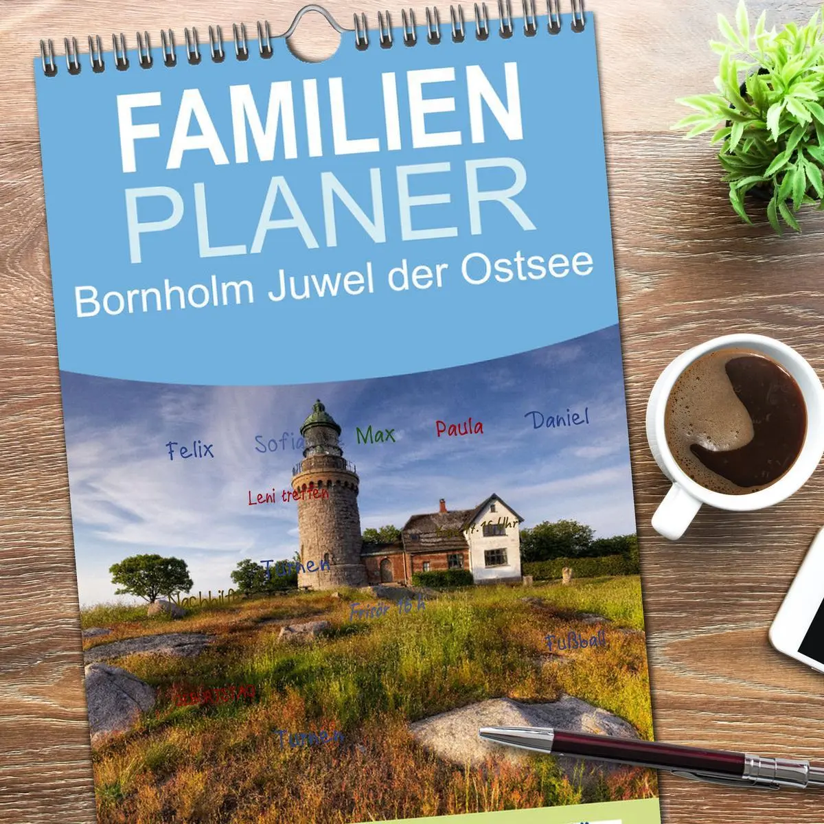 Bild: 9783516501803 | Familienplaner 2026 - Bornholm Juwel der Ostsee mit 5 Spalten...
